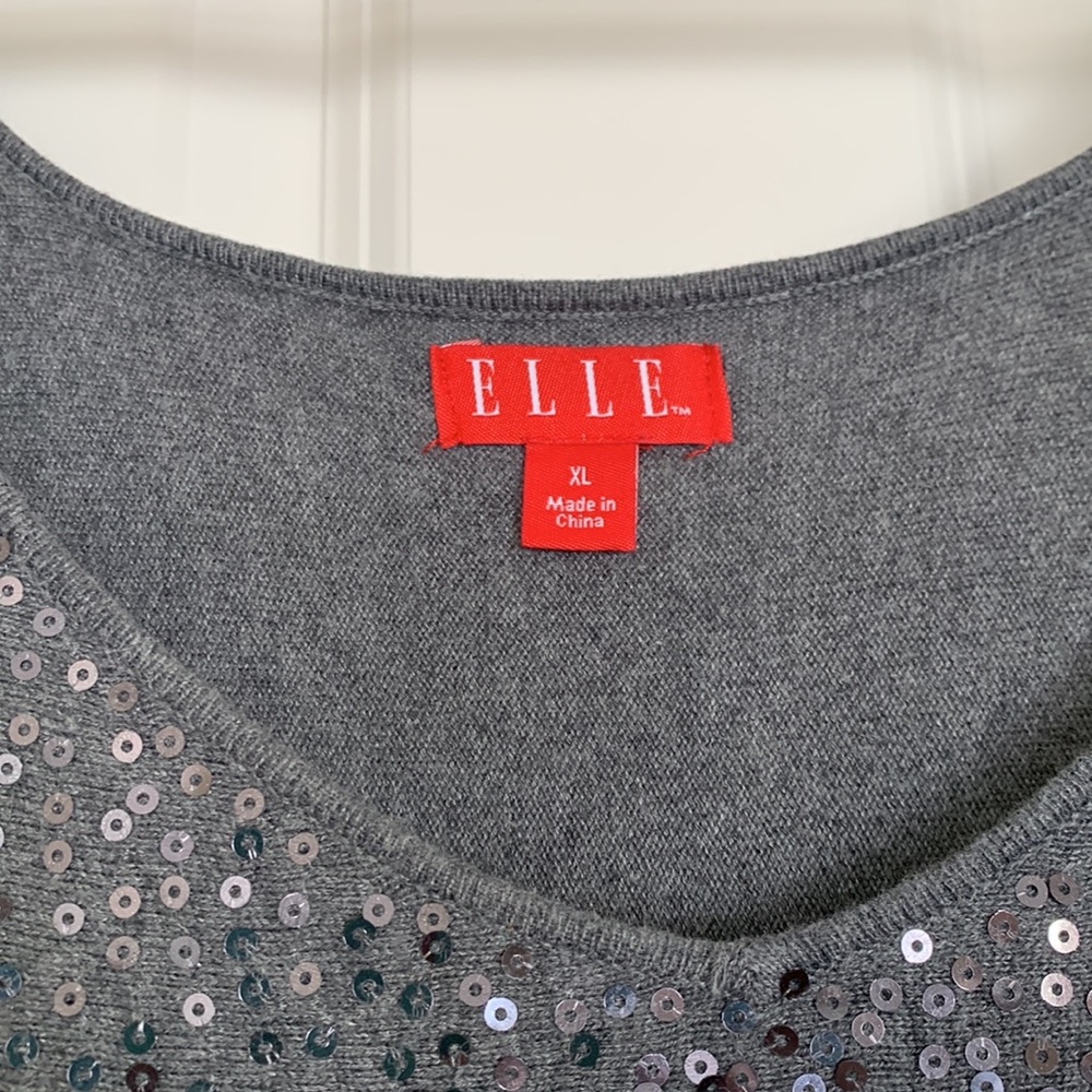 Elle grey sparkly blouse - Picture 2 of 4
